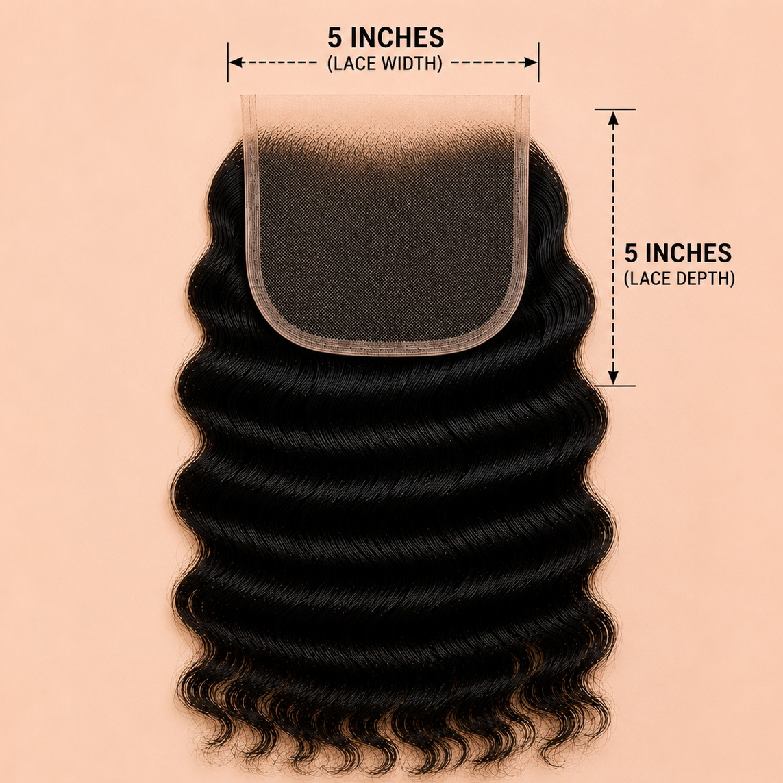 Burmese 5x5 Closure